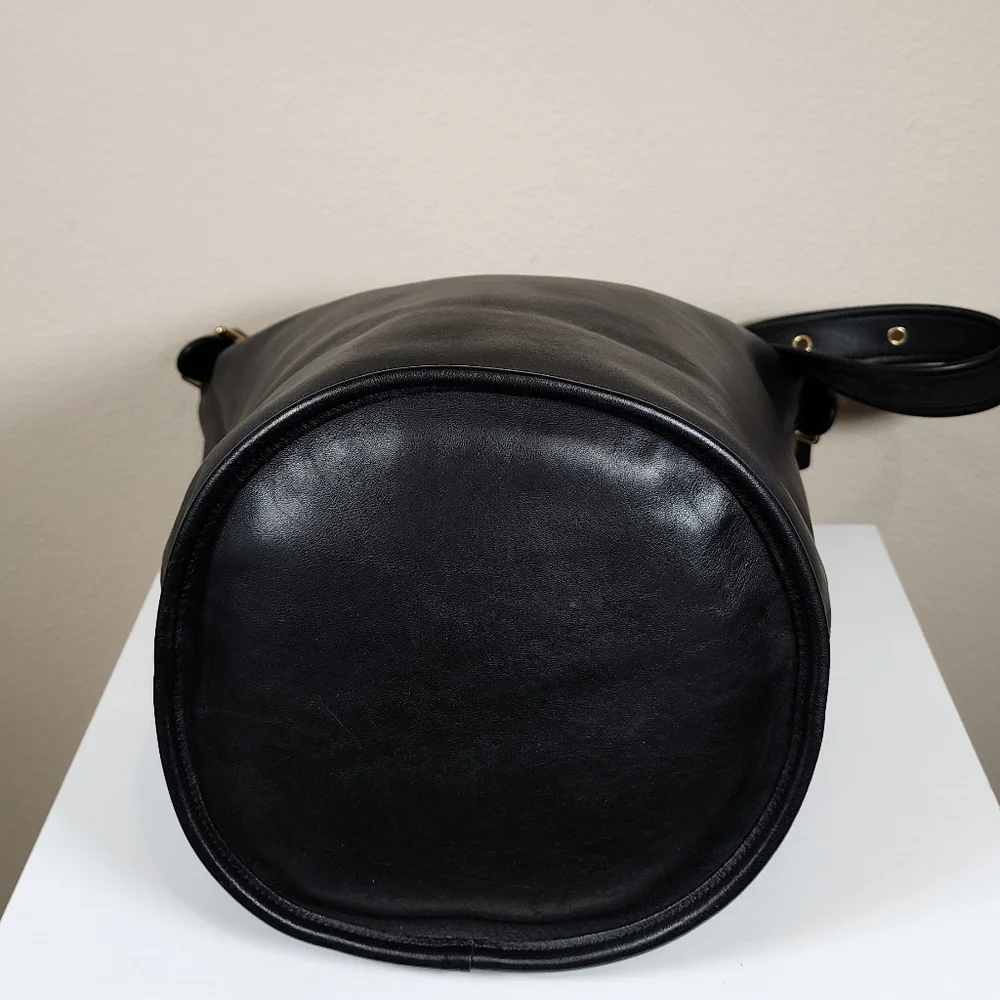 Vintage Coach Black Duffle Sac #9085 - Picture 11 of 13